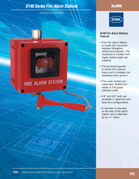 Thumbnail of document Data Sheet - 8146 Series Fire Alarm Stations